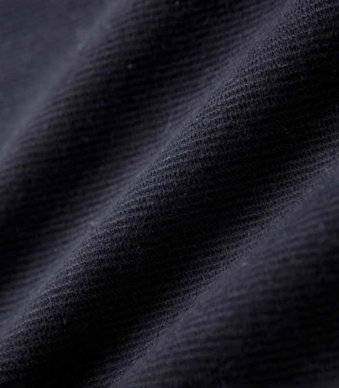 [HOLLYWOOD RANCH MARKET] Kids' Stretch French Rib Long Sleeve T-Shirt (JP, Alphabet, XL, Black)