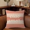 Ciao Bella Italian Quote Throw   Cushion Cover Car Throw Pillow Case For Sofa Car Christmas Gift