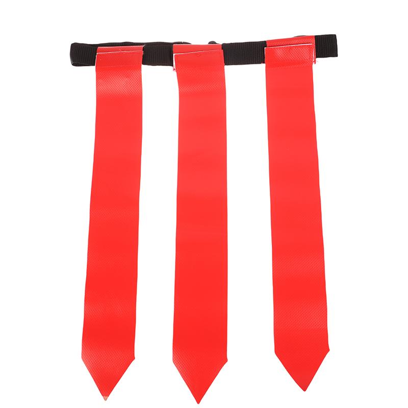 Sports Flag Football Webbing Waist Flag Bright Color Adjustable Competition Training Equipment Pvc American Soccer Buckle Belt