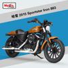 Maisto 1:18 Harley Davidson Sportster Iron 883 Legierung Klassisches Motorradmodell Druckguss Metall Motorradmodell Kinderspielzeug Geschenk