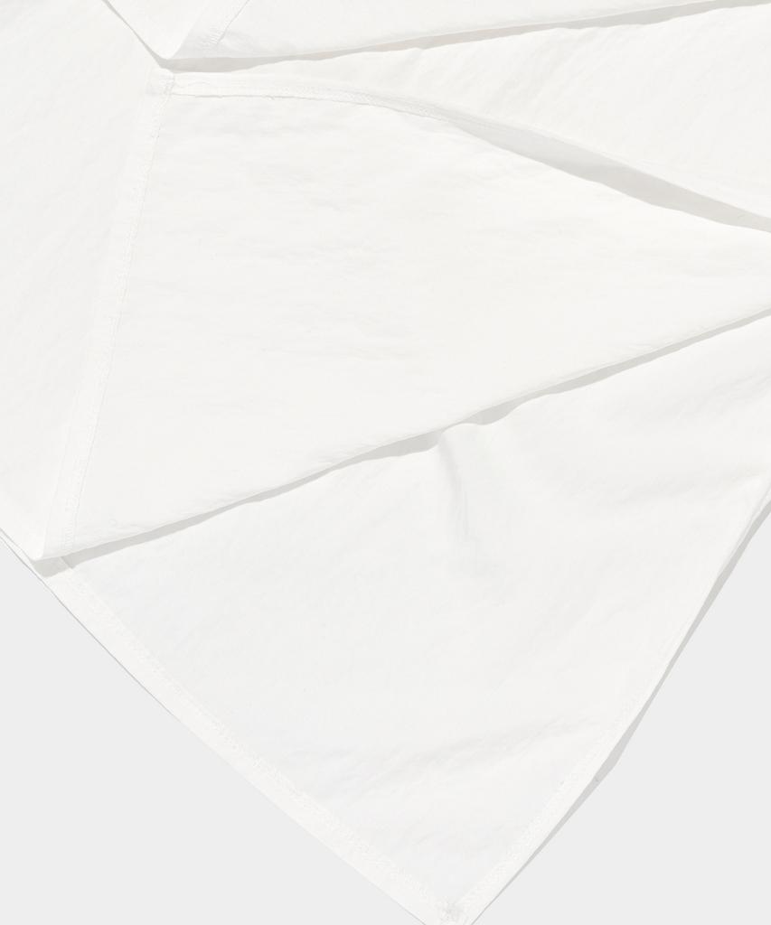 Road Road Wrap Nylon Long Skirt (Ivory)