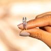 Trumium 925 Sterling Silver Trendy Minimalist Double Cross Rings For Women Geometric Double Layer CZ Ring Wedding Fine Jewelry