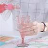 6 Pcs /set Outdoor Portable Red Wine Glass Set Food-grade Plastic Water Cup Picnic Champagne Cup Set Home Drinking Utensils