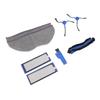 Sweeping Robot Replacement Parts Silicone ABS Main Brush Side Brush Filter Rag Flat Comb for Eufy