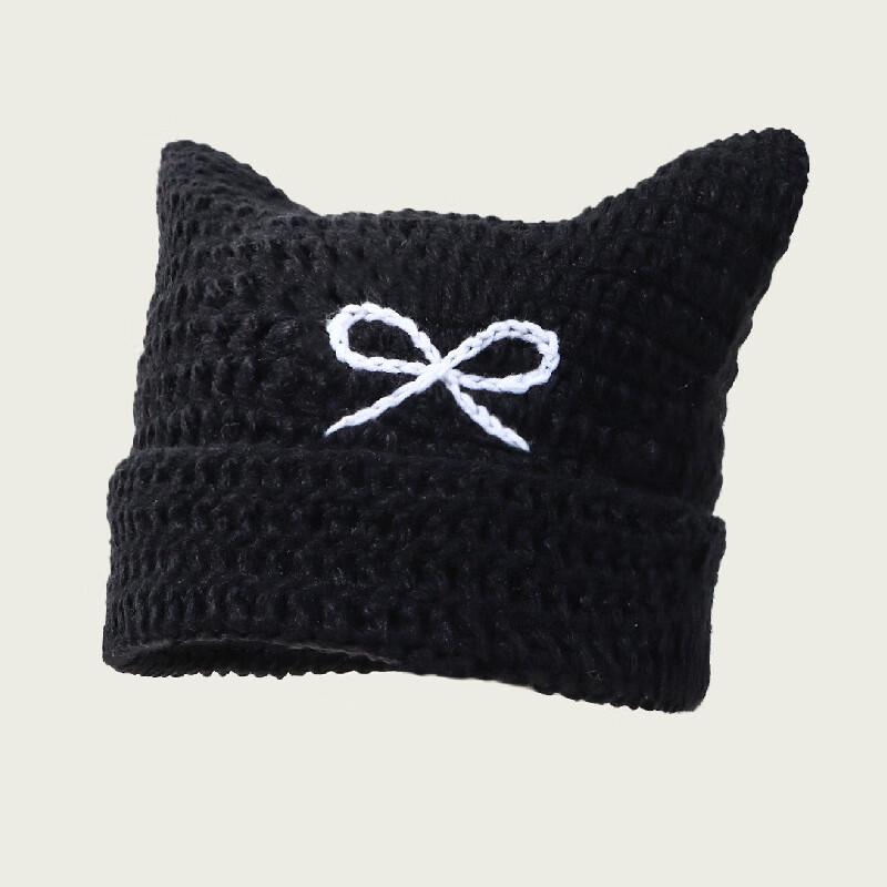 Lilang Women s Winter Devil Cat Ear Knit Beanie