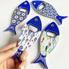 Yousheng Fish Bottle Opener Refrigerator Magnet Chinese Style Home Office Kitchen Locker Fridge Magnetic 3D Fish Decoration Ornament