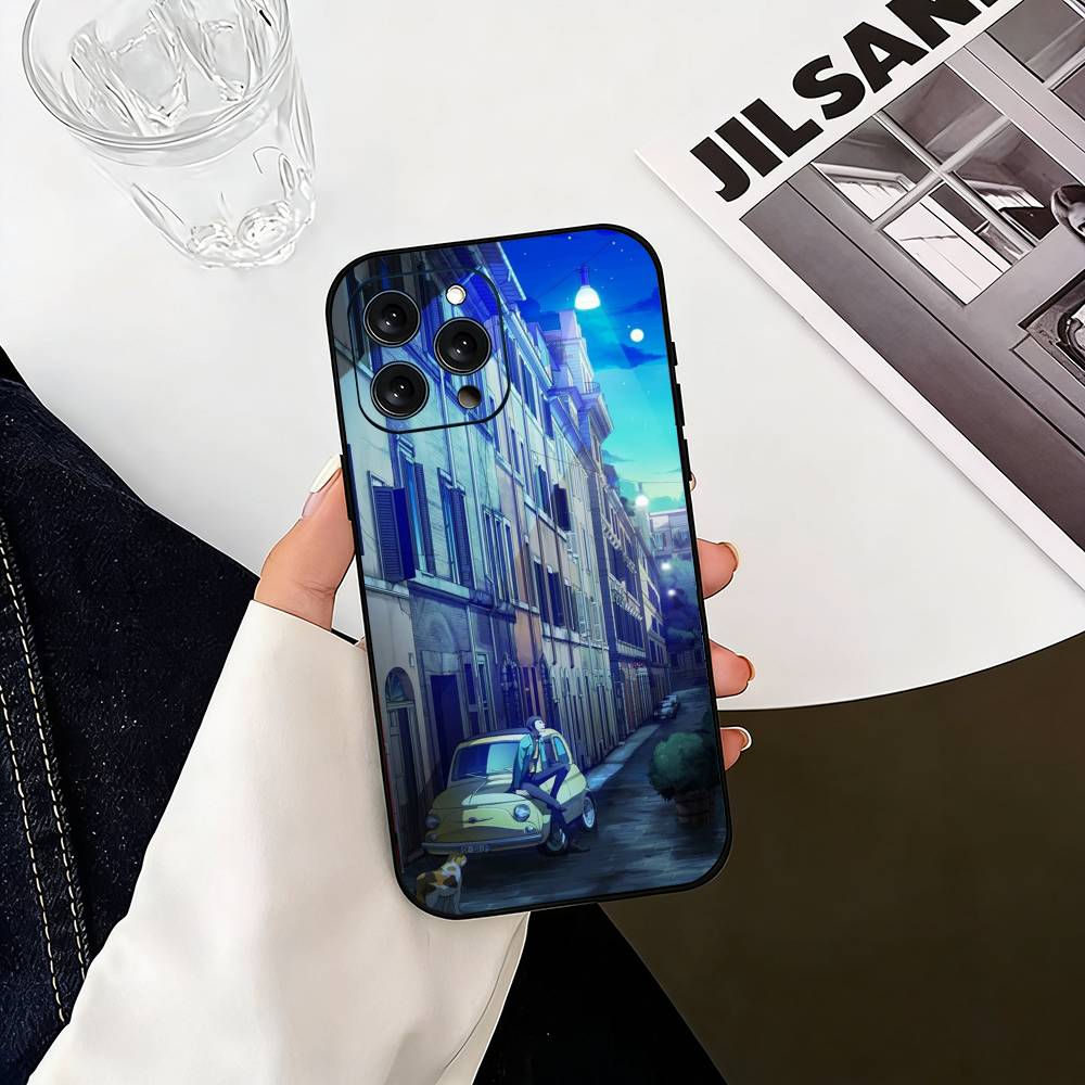 Lupin the Third Daisuke Jigen  Phone Case For iPhone 17, 16,15,14,13,12,11 Plus,Pro Max, Others Soft Black Cover