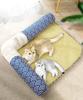 Aimoha Japanese Style Cool Washable Pet Bed Cat Dog M Blue