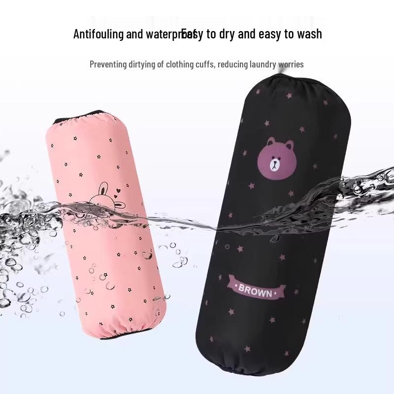 Waterproof Extended-Length Anti-Stain Cute Oversleeves for Adults