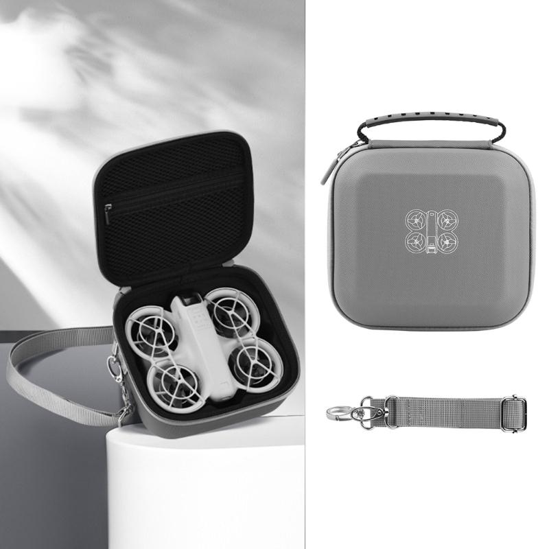 UAV Body Carry Case Storage Bag Water Resistant PU Organiser Shockproof Shoulder Bag with Portable Handle