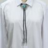 Verstelbare Turkoois Bolo Tie Ketting 36,2G En 27,5G Optie Hanger Nekketting Voor Outfits Geïnspireerd Op Het Westen