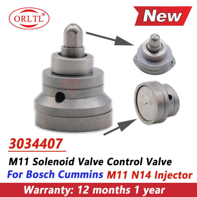 New Control Valve 3034407 M11 Injector Solenoid Valve For  Cumm N14 QSN14 Diesel Engine Excavator 3084589 3087557 309504