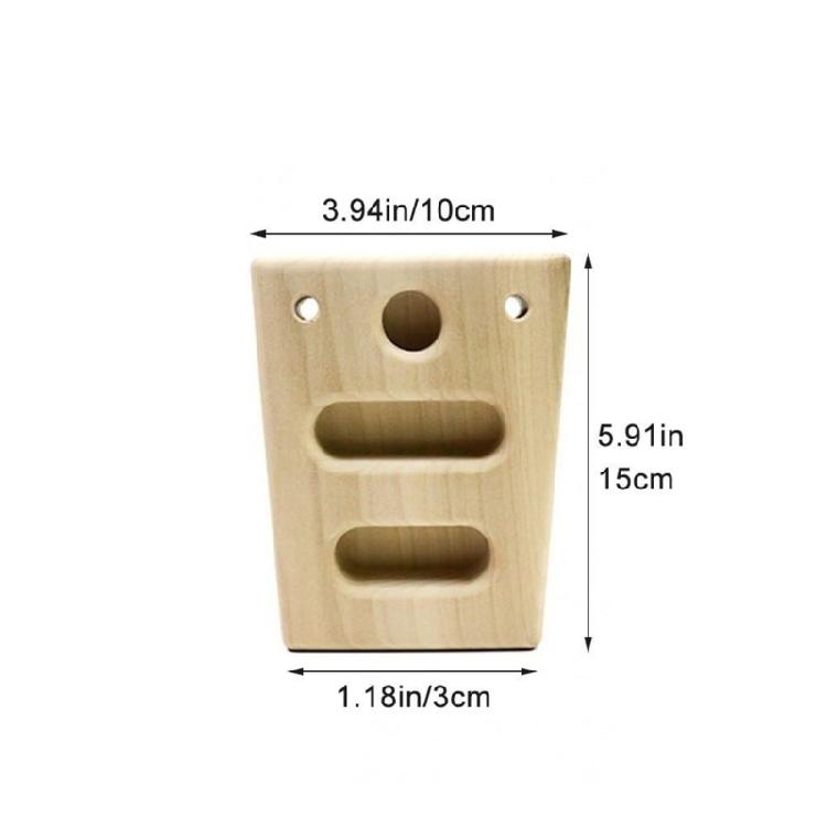 Portable Wood Hangs Board Climbing Training Board Finger Grip Strengthener Wood Hangs Board Finger Training Board