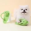 Rope Knot Dog Toy Knot Ball Chew Toy Interactive Tug-of-War Toy Soft Bite-Resistant Fetch Toy for Small To Large Dogs Teeth Cleaning Anxiety Relief