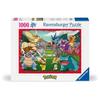 Puzzle 1000 pièces pokémon l'affrontement, adultes et enfants dés 14 ans, puzzle de qualité supérieure, 12000628, ravensburger