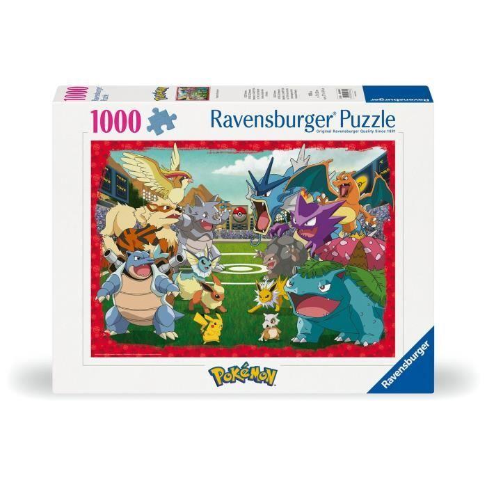 Puzzle 1000 pièces pokémon l'affrontement, adultes et enfants dés 14 ans, puzzle de qualité supérieure, 12000628, ravensburger