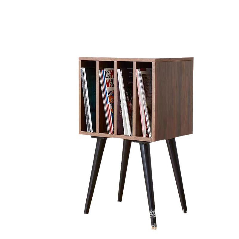 

Vinyl Record & CD Storage Rack - Living Room & Bedroom Organizer 460x380x785 mm черный коричневый