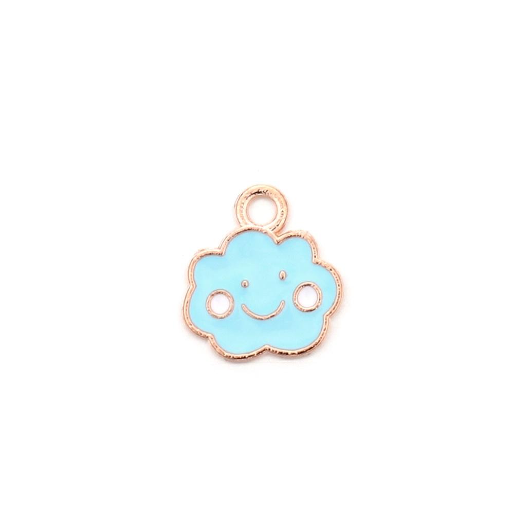 4Pcs/Lot Cute Cartoon Printing Connectes For Earrings Necklace Pendant Crafts DIY Jewelry Making Accessories