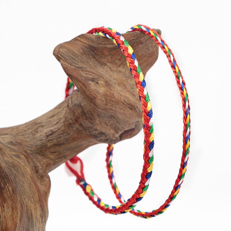 Ethnic Style Five-Colored Woven Rope: Dragon Boat Festival Zongzi & Tiger Sachet for Children & Adults