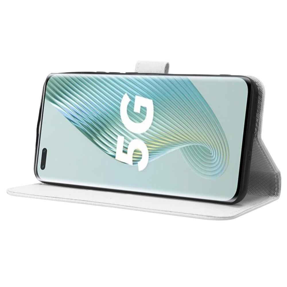 For Honor Magic5 Pro 5G Diamond Texture PU Leather Wallet Phone Case Support Stand Anti-drop Cover