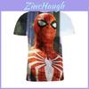 Camiseta do Homem-Aranha da Marvel Para Homens Com Manga Curta Premium e Design Atemporal