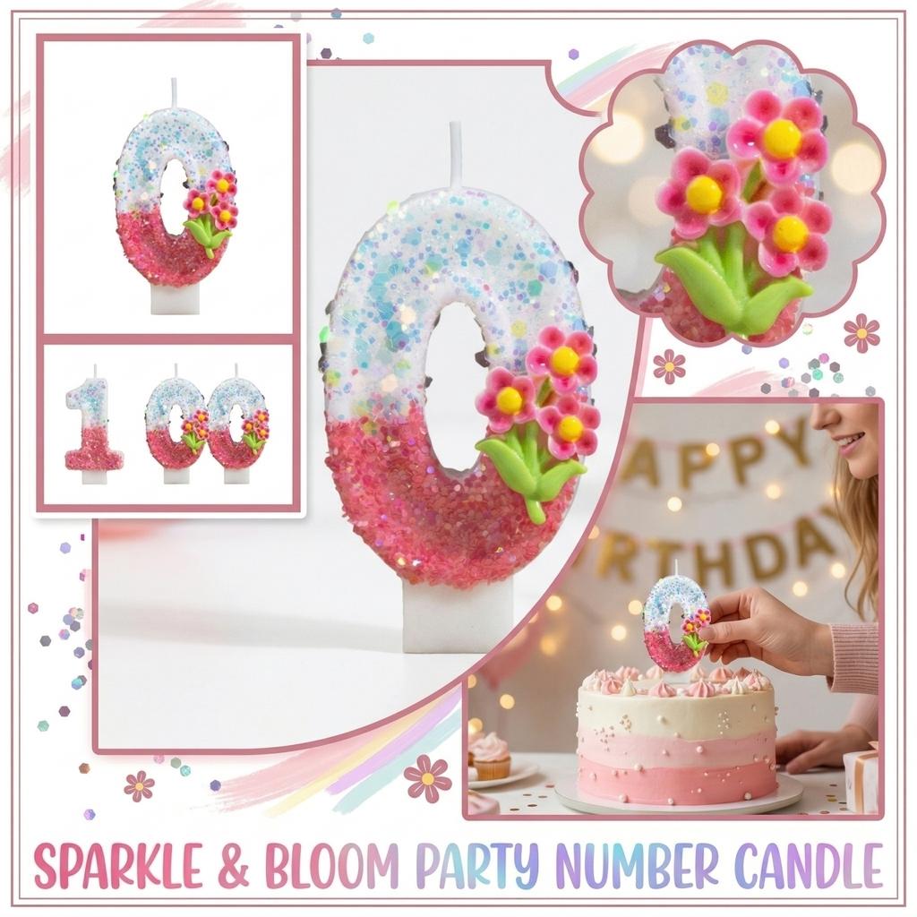 Fashion Cartoon Creative Birthday Candles Party Digital Candles