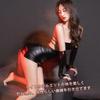 OL Secretary Cosplay Sexy Erotic Black Tight Leather Bodycon Mini Dress Extreme Cute Erotic Costume Pervert Babydoll [Ahegao] Women's