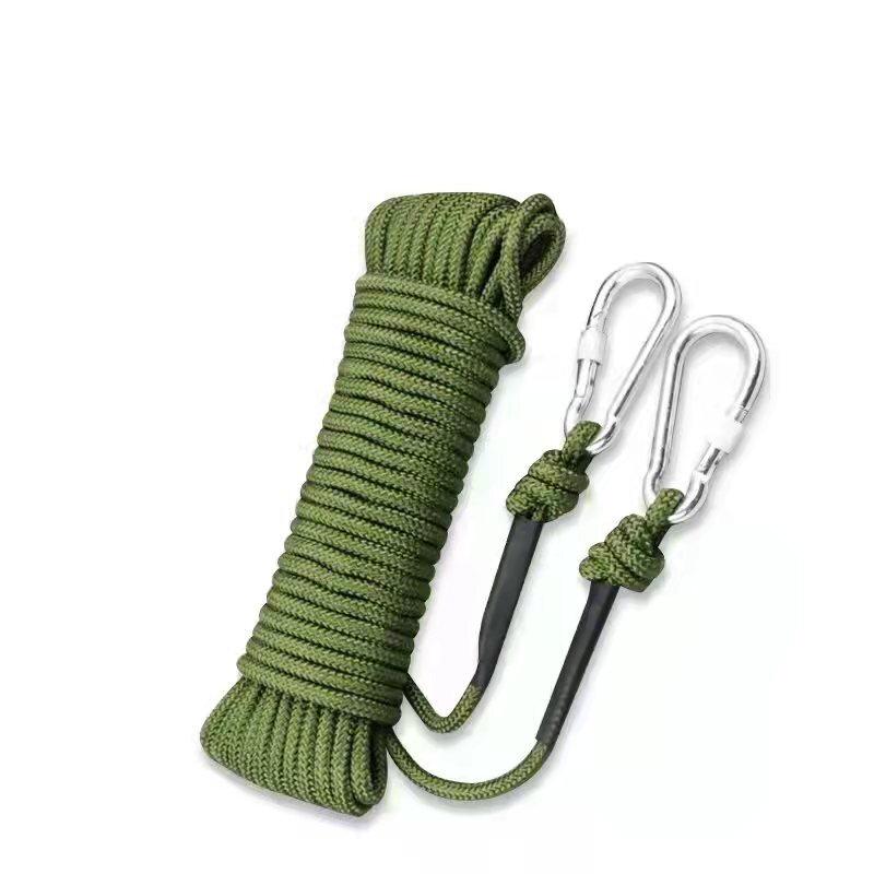 Fenghuo Ren 10mm Steel Core Climbing Safety Rope Kit