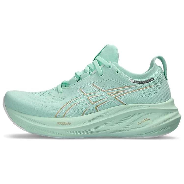 New ASICS Gel Nimbus 26 Mint Tint Women's 1012B601-300