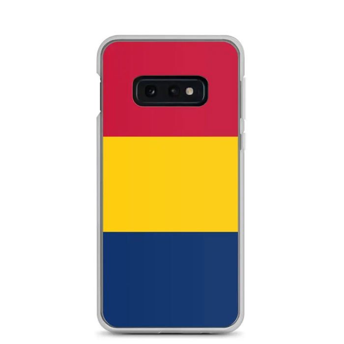 Coque Téléphone - Samsung - Galaxy S23 Ultra - Drapeau Tchad - Souple - Multicolore