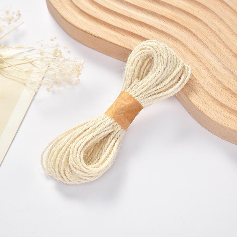 Doppelsträngiges Farb-Papierseil Durchmesser 2 mm, handgewebtes Kindergarten-Kraftpapierseil Farb-Papierseil Geschenkbox Verpackung