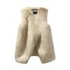 Autumn and Winter New Imitation Fur Vest Women's Medium and Long Imitation Fox Hair Slim-fit Fur Vest Fashion Coat Women