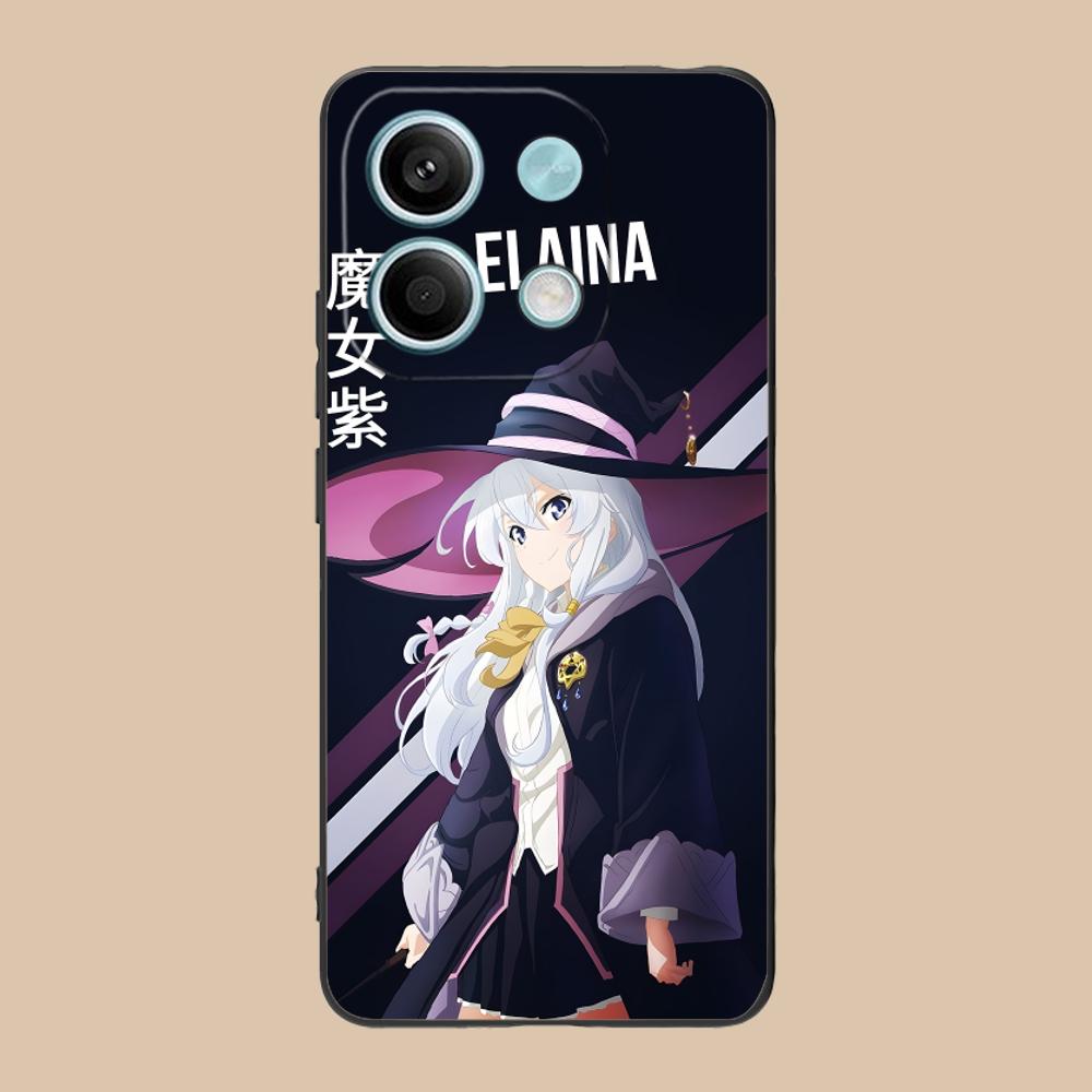 Wandering Witch Elaina Matte TPU Mobile Phone Case for Xiaomi 15 14 13 12 Mi 11 T Ultra Lite Pro S X 5G Colorful Printing Cover