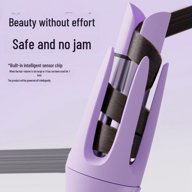 32mm Automatic Negative Ion Curling Iron - Damage-Free, Water Ripple & Big Wave Styling Tool for Women