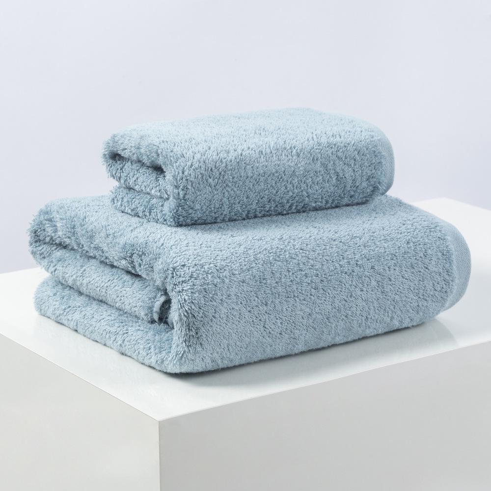 

Очень большое махровое полотенце для лица класса А из длинноволокнистого хлопка - Впитывающее и толстое для взрослых 35*75cm Towel