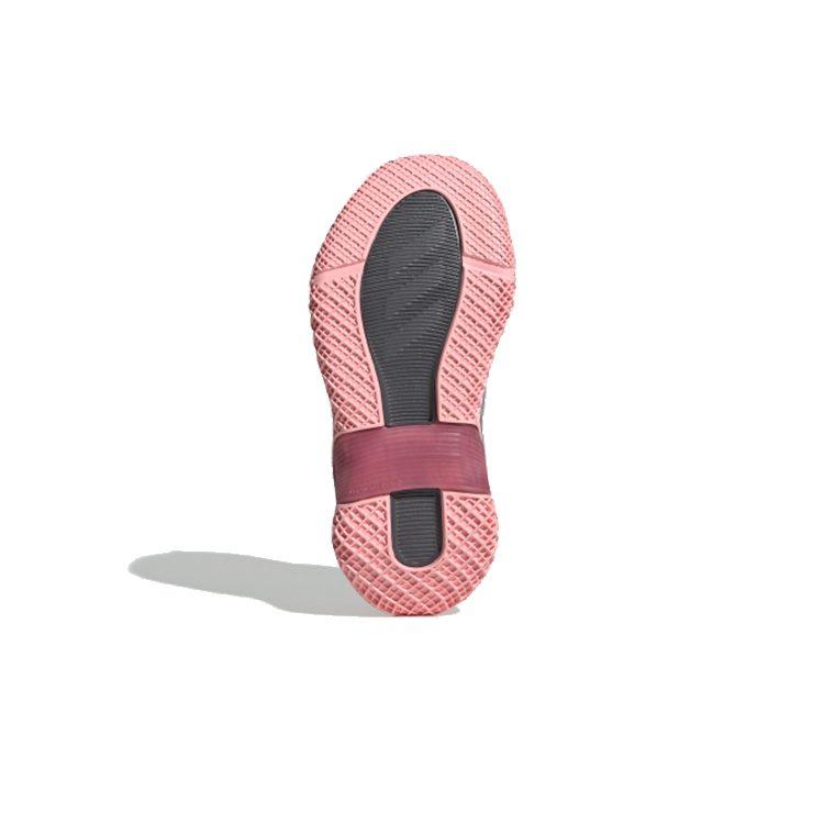 Adidas 4Uture Rnr El K Cushioning Support Low top Kids' Running Shoes Gray Pink Kids' FV2786