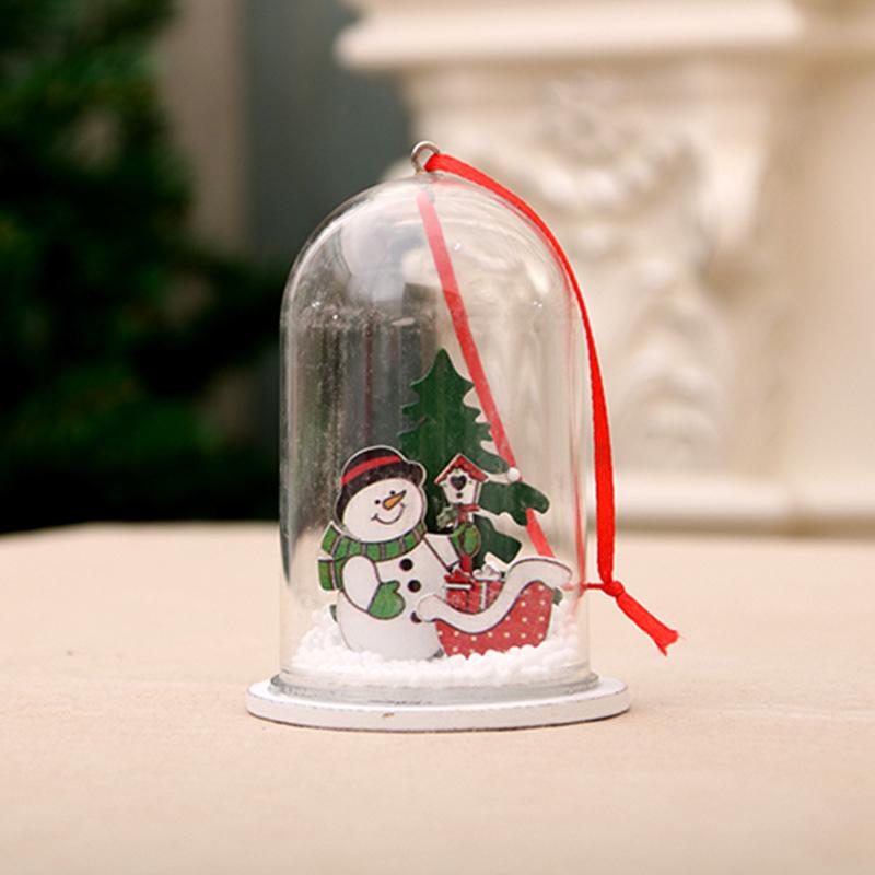 Christmas Wood Resin Christmas Pendant Decorations Christmas Tree Decoration Christmas Gift Door Hanging