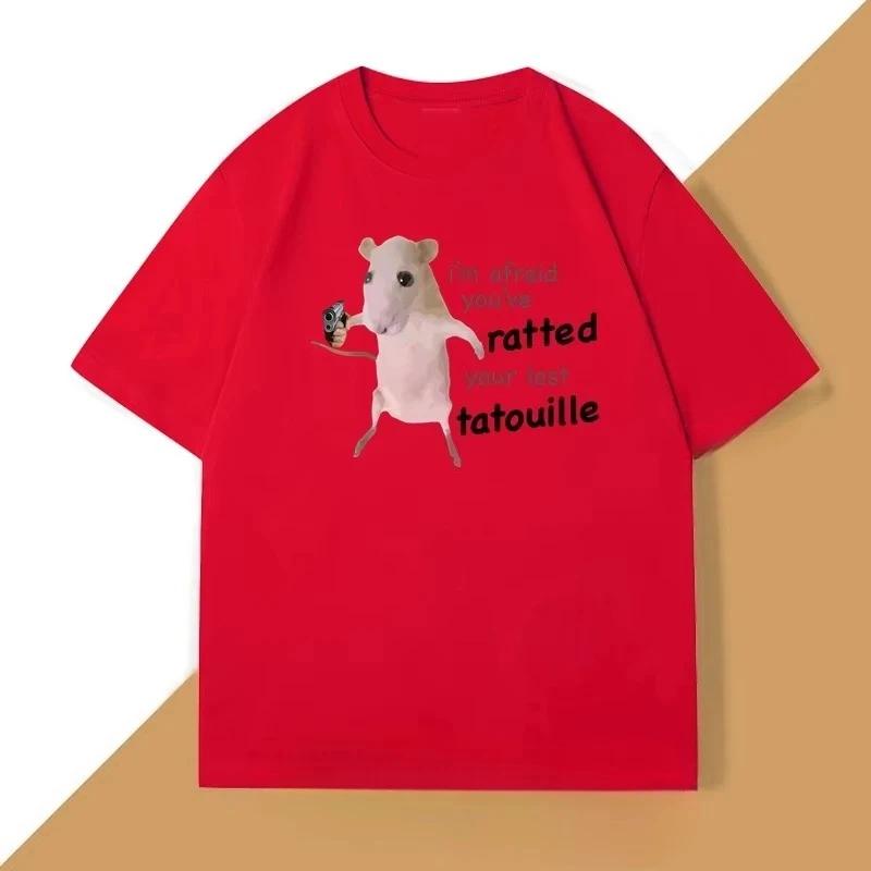 Im Afraid Youve Already Betrayed Your Last Tatuil Tshirt A Fun Shortsleeved Crew Neck Mouse TshirtWomen Clothing Fashion