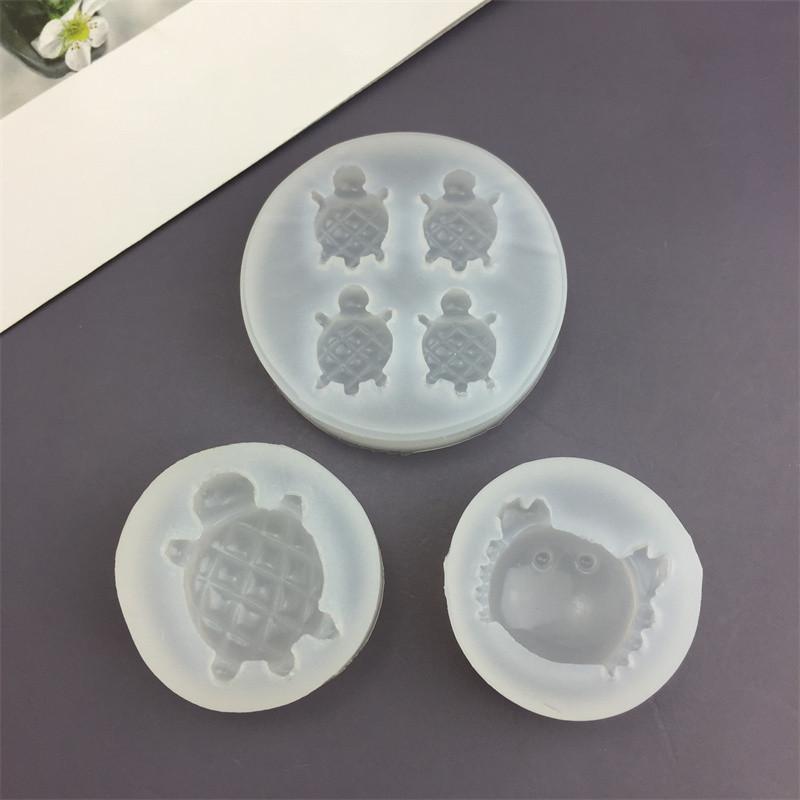Turtle Resin Jewelry Mold Sea Turtle Silicone Keychain Mold Silicone Mold Keychain Making Jewelry Casting Supplies