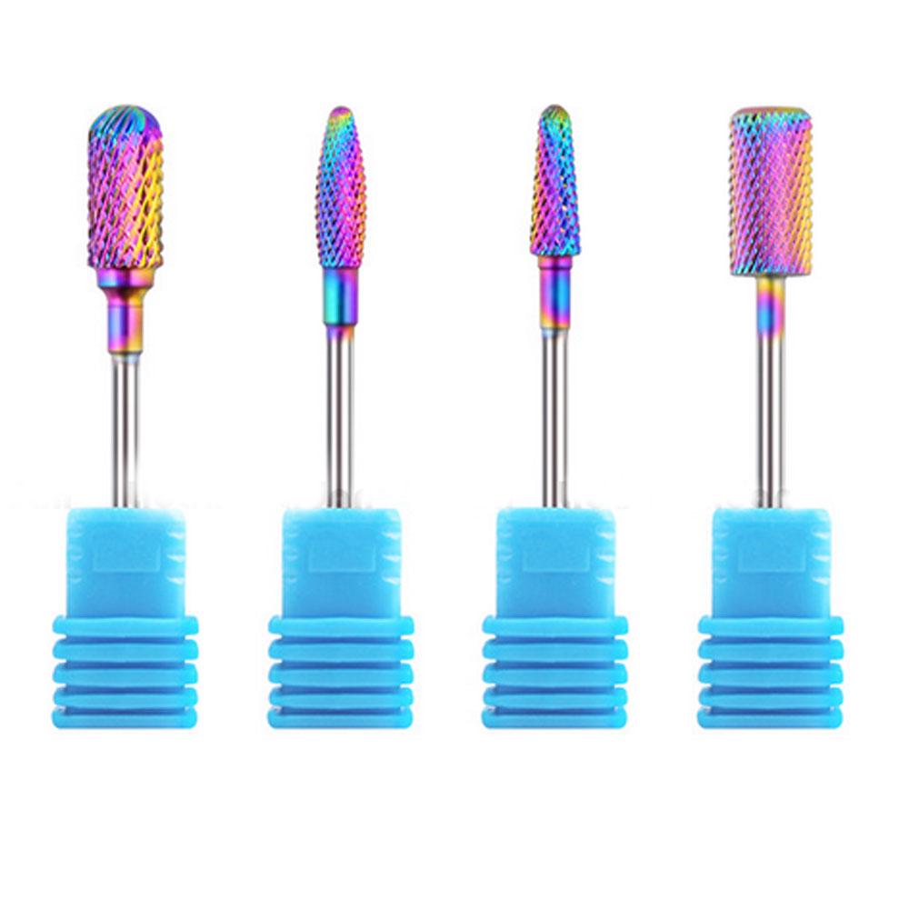 Buy Nail Drill Head 5 Types Tungsten Steel Nail Art Drill Polishing