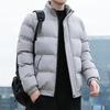 Giacca di Cotone Invernale da Uomo Nuovo Trendy Stile Coreano Collo Alto Corto Casual Elegante Cappotto di Cotone