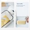 Seasoning Bottle with One-Hand Open Lid Measuring Spoon Silicone Ring Moisture-Proof Small Size Seasoning Shaker