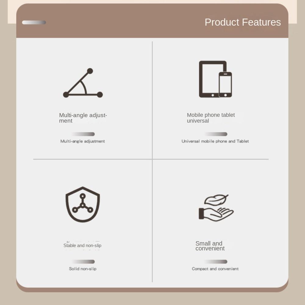 Adjustable Desk Phone Holder Non-slip Table Desk Mount Stand Foldable Desk Phone Holder Female