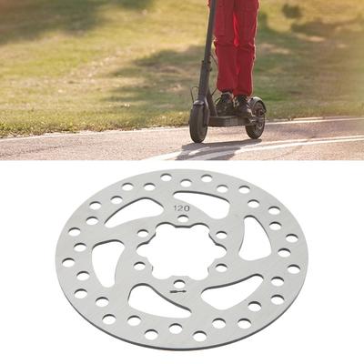 120mm Electric Scooter Disc Brake Anti Corrosion Smooth Friction Reduction Brake Disc Rotor 6 Holes Disc Brake Lining Scooters
