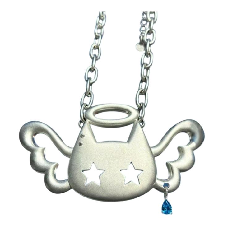 

Unique Angel Wing Necklace Pendant Collarbone Chain Stylish Jewelry Accessory for Daily Wear Birthday or Anniversary 1
