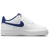 Nike Air Force 1 GS White Deep Royal Blue Kids Sneakers University-Red CT3839-101