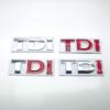 1pc 3D Metal TDI Car Side Fender/Rear Trunk/Car Body/Car Door Emblem Badge Sticker for Passat MK4 MK5 B6 T5 EOS Golf Jetta Decoration Decal