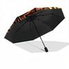 1pc Celtic Knot Automatic Folding Umbrella with 8 Bones, 3-Fold Compact Umbrella, Compact Design On-the-Go Essential, casual outdoor accesso