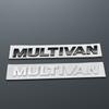 1pc 3D ABS MULTIVAN Letter Logo Car Sticker Tail Bumper Badge Auto Rear Trunk Emblem Decals For VW MULTIVAN Passat Accessories