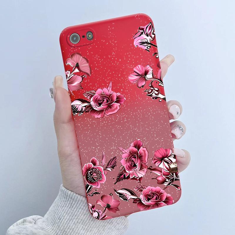 For iPhone 5s 5 se 2016 Phone Case Flower Girl Design Soft Silicone TPU Back Housing for iPhone se 2016 5 S iPhone5s 4.0" Covers